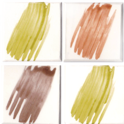 Under and on Glaze Terrra