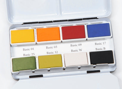  Watercolour Färgset Basic 8