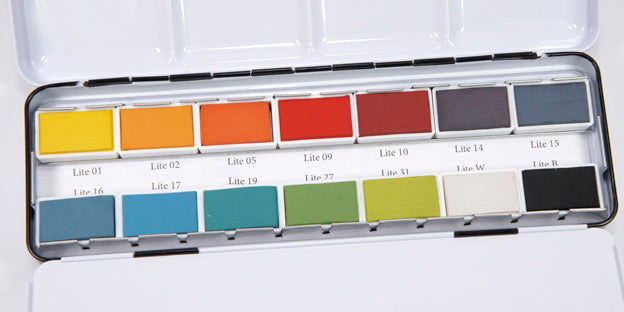  Watercolour Färgset Lite 14