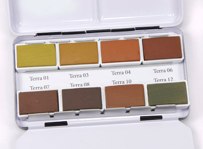  Watercolour Färgset Terra 8