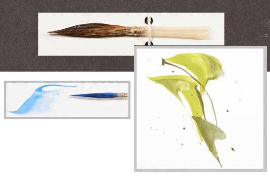 Keramikpensel Gåsfjäderhylsa